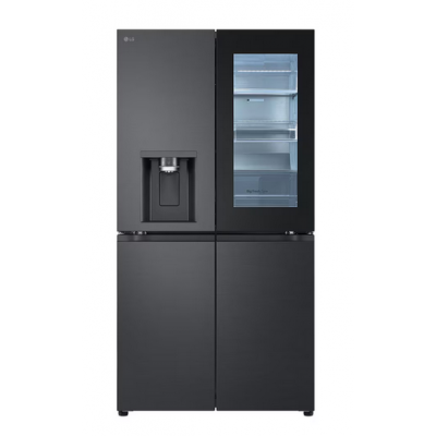 LG GMG960EVEE Ψυγείο Ντουλάπα Total No Frost 179χ91cm 638lt Μαύρο Ανοξείδωτο